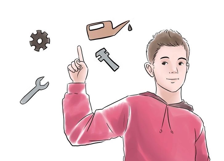 Thợ sửa chữa lắp ráp xe máy