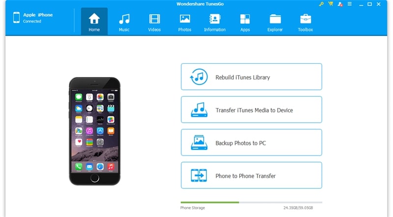 App Wondershare TunesGo