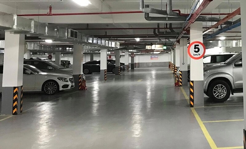 Bãi đỗ xe giúp thuận tiện cho việc di chuyển