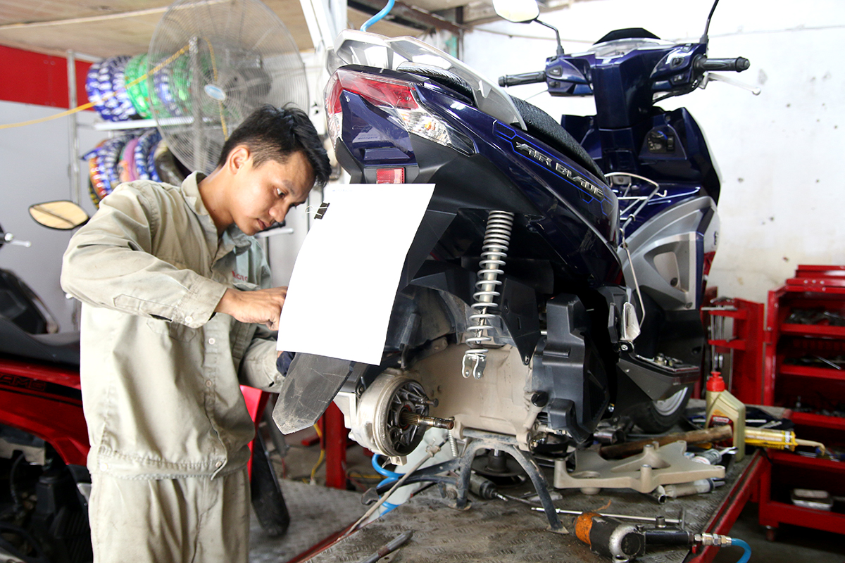 Bảo dưỡng xe tay ga gồm những gì