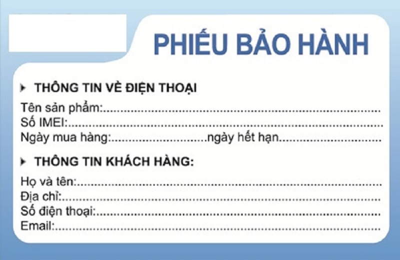 Yêu cầu bảo hành thế nào