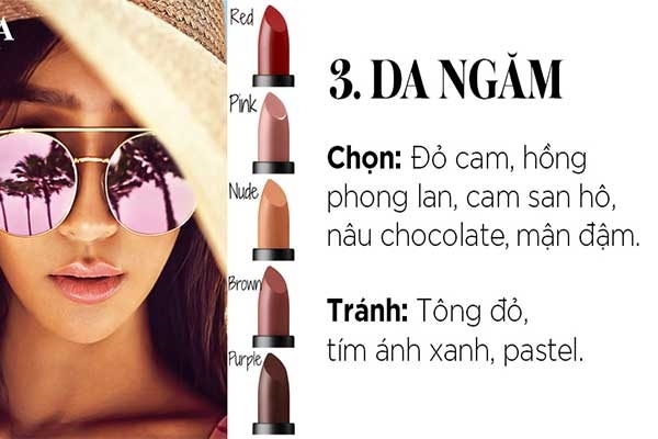 bí quyết chọn son môi