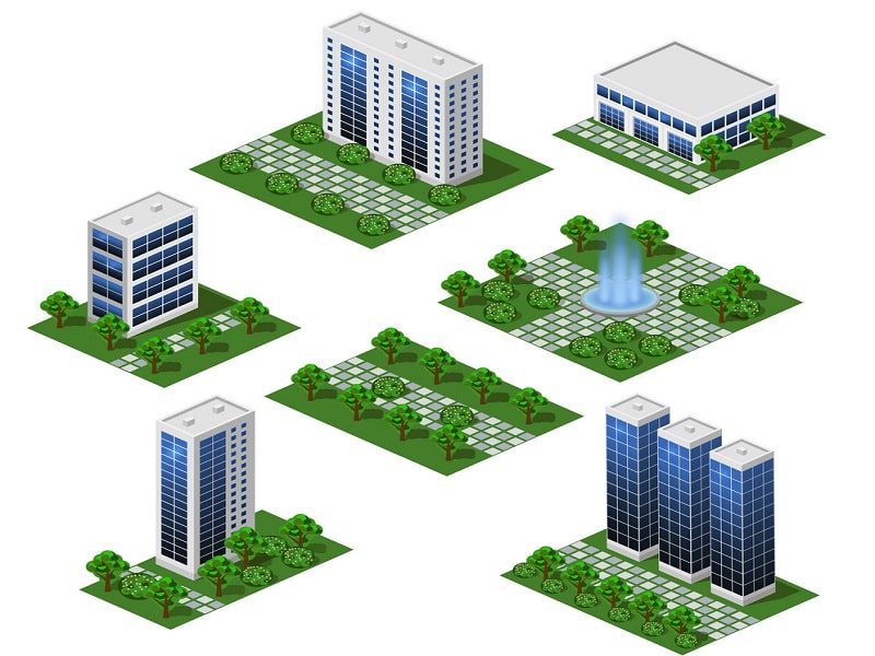 Nhà ở có cấu tạo 3 phần móng, thân, mái