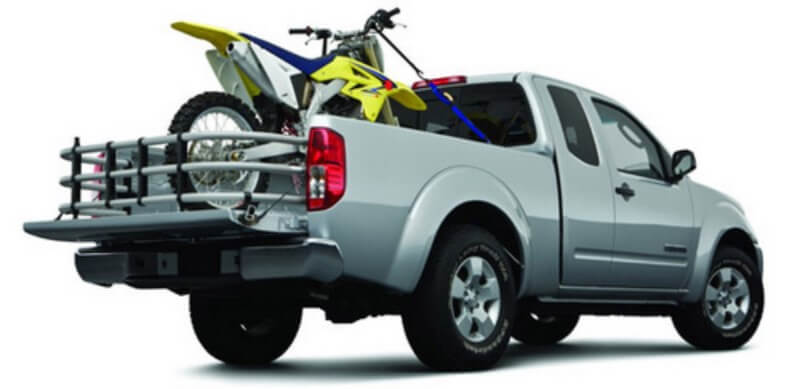 Các bước tiến hành cố định xe máy trên thùng xe bán tải