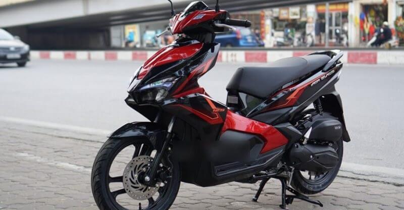 xe air blade màu đỏ đen 