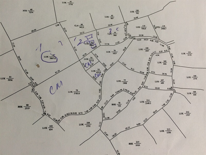 Xác định tọa độ thông qua bản đồ định vị