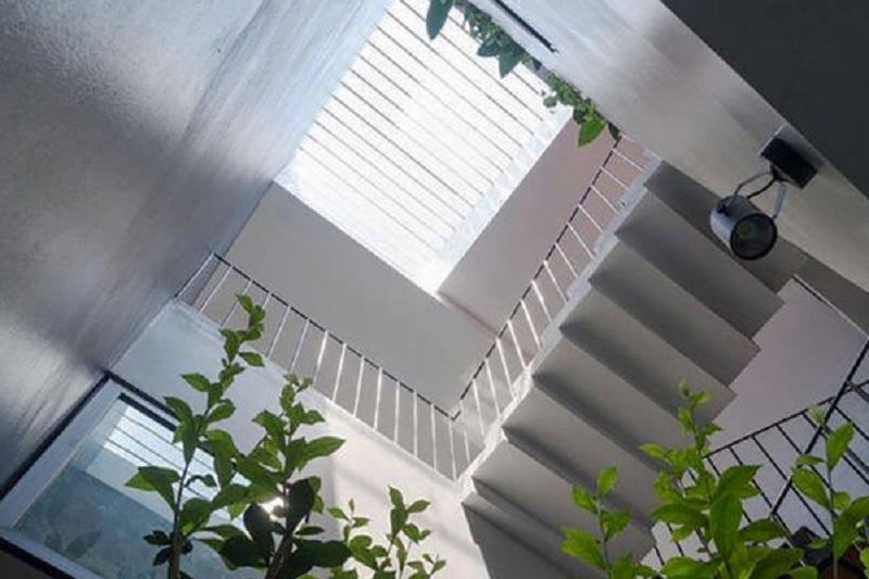 Xác định vị trí làm giếng trời