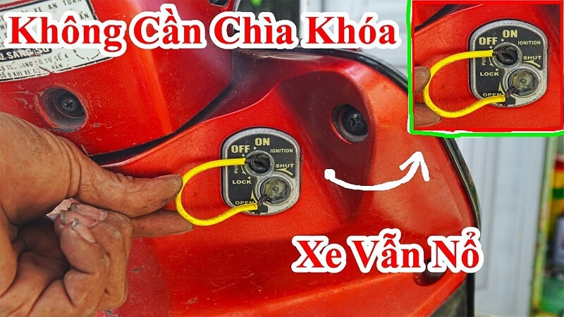 Đấu tắt dây giúp bạn nhanh chóng nổ máy xe mà không cần chìa