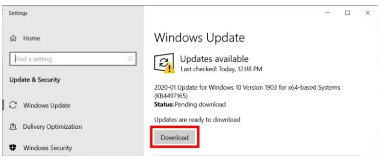 Cập nhật hệ điều hành