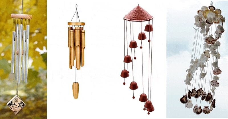 Treo chuông gió trước nhà có thể mang lại nhiều may mắn