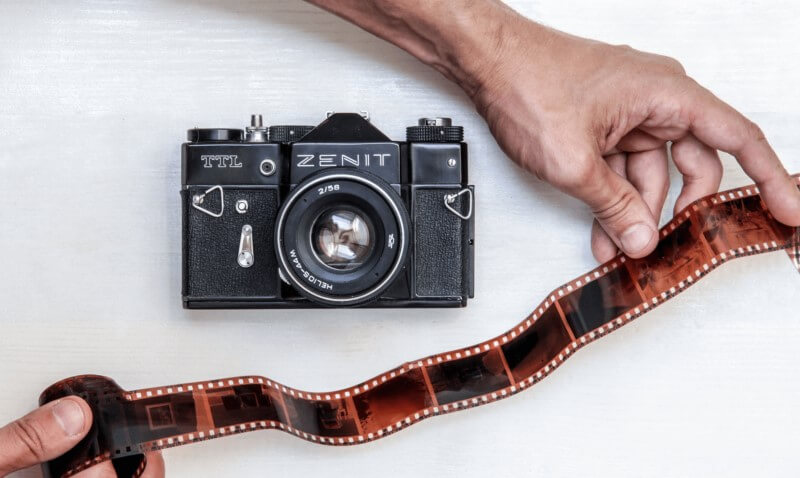 Kết cấu của film máy ảnh