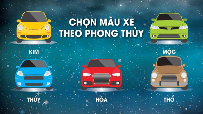 Màu xe hợp mệnh đem lại may mắn cho chủ xe