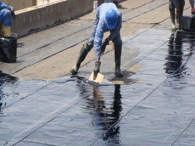 Chống thấm cho sân thượng bằng phương pháp nhựa đường