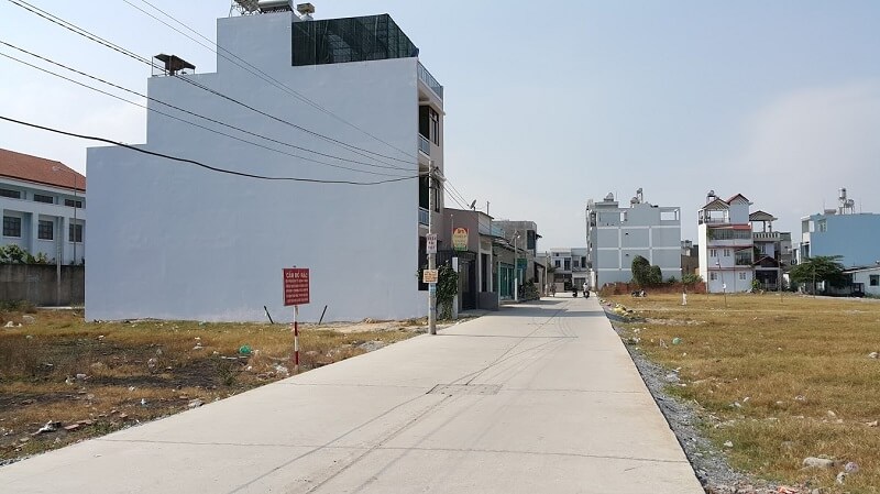 Đất thổ cư ở các thành phố thường được đo bằng mét