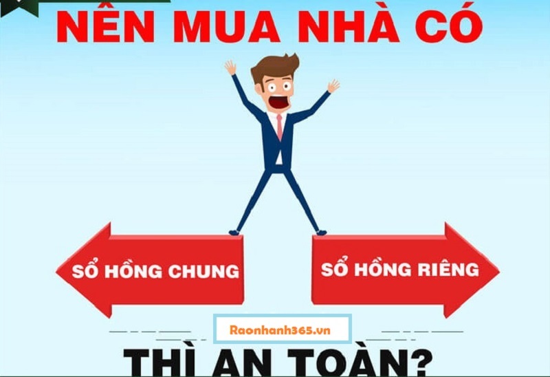 Nên mua đất thổ cư sổ hồng chung hay riêng?