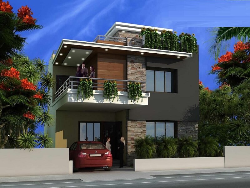 Duplex House chỉ được thiết kế 2 tầng
