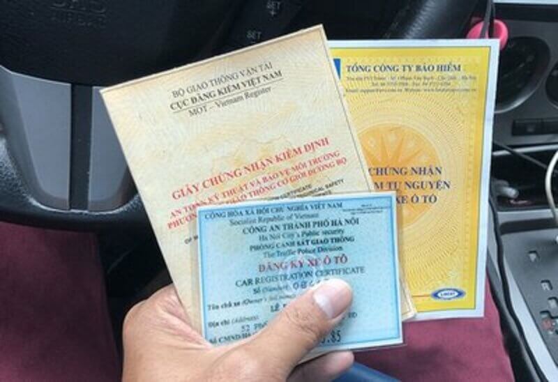 Giấy tờ xe liên doanh gồm những gì?
