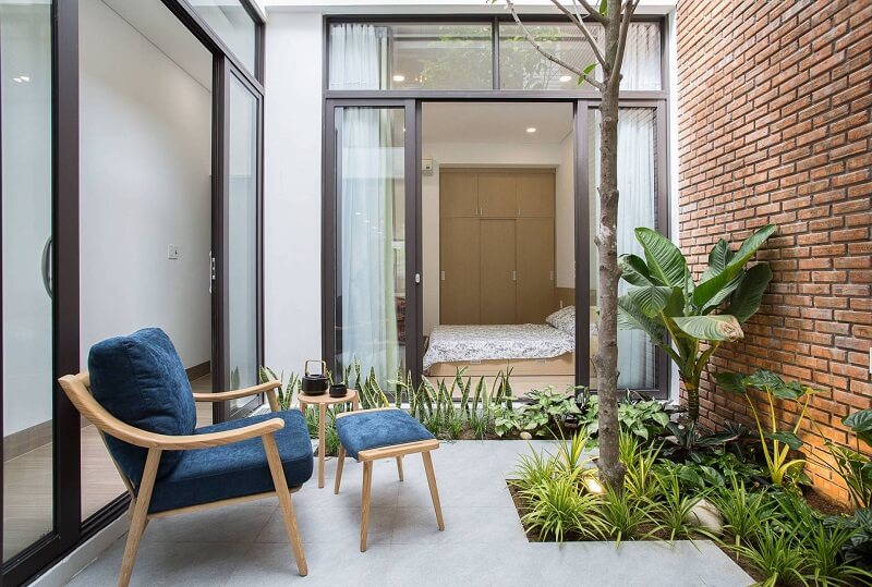 Nhà ống có thể xây dựng thêm giếng trời để thông gió