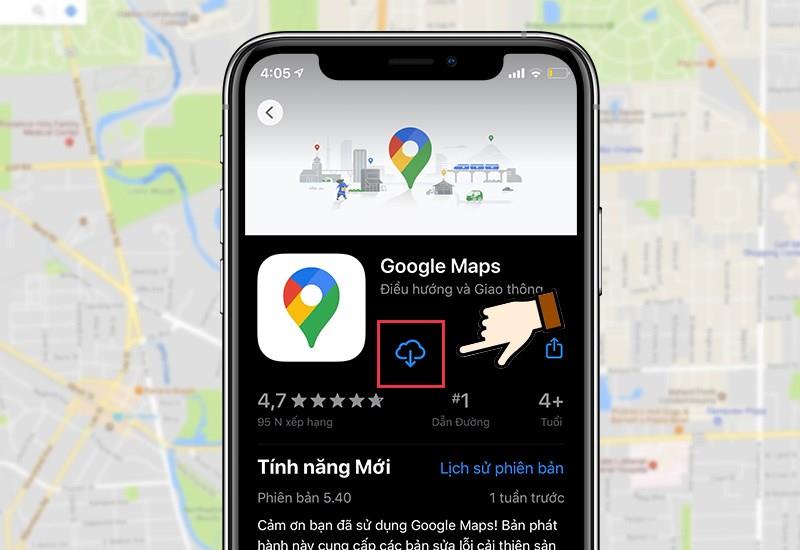 Ứng dụng bản đồ tốt nhất cho Android không nên bỏ qua là Google Maps