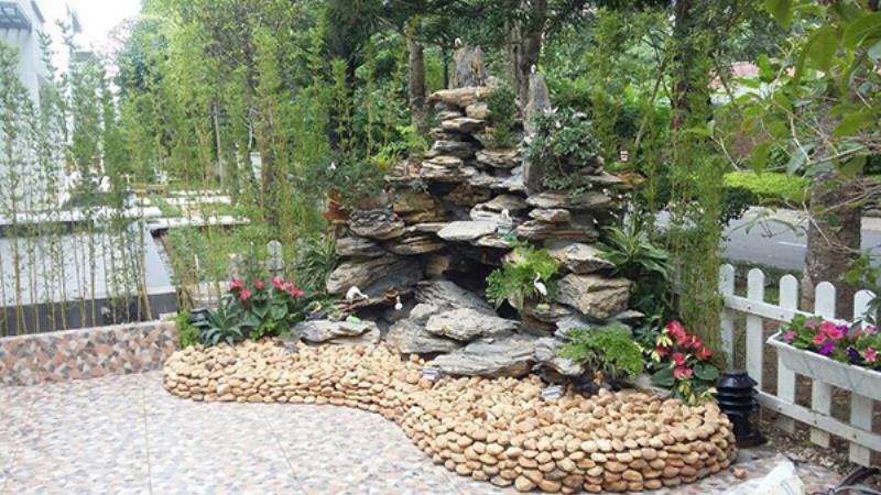 Đặt hòn non bộ ở hướng Bắc