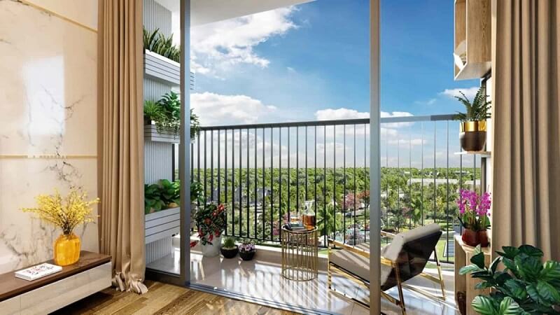 Không gian thông thoáng và thoải mái