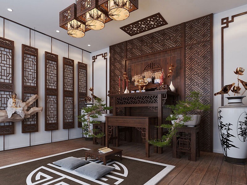 Bàn thờ nên được đặt ở vị trí trang nghiêm