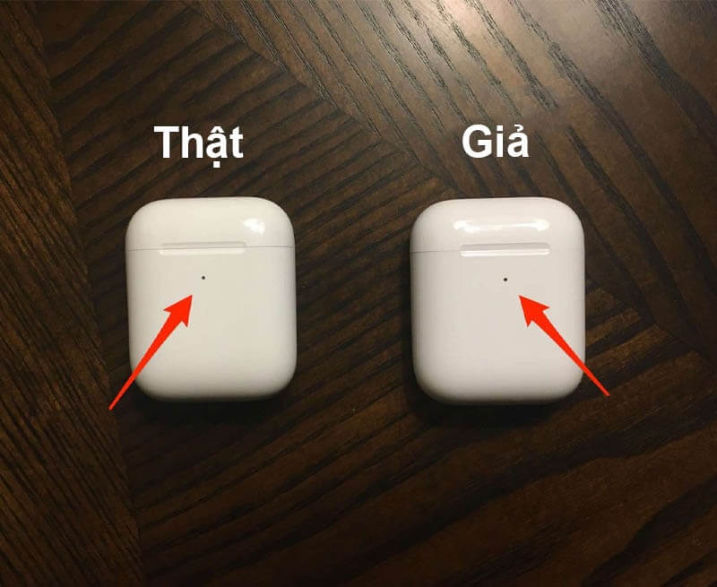 Kiểm tra đèn tín hiệu để tìm ra tai nghe Airpods 