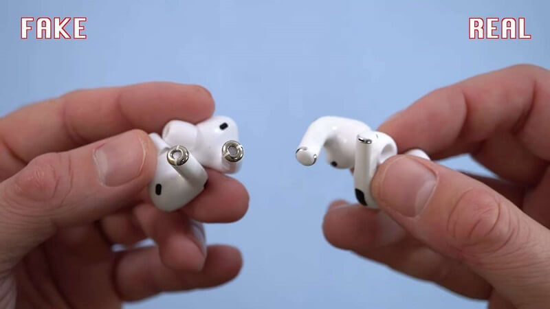 Tìm Airpods chính hãng dựa theo yếu tố ngoại hình