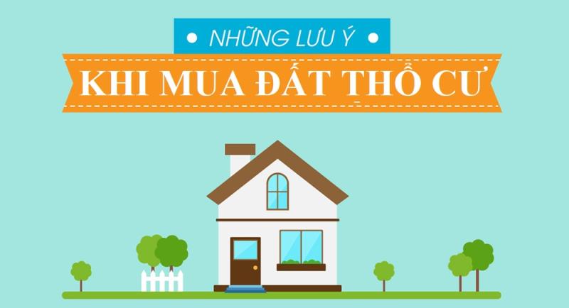Lưu ý khi mua đất thổ cư