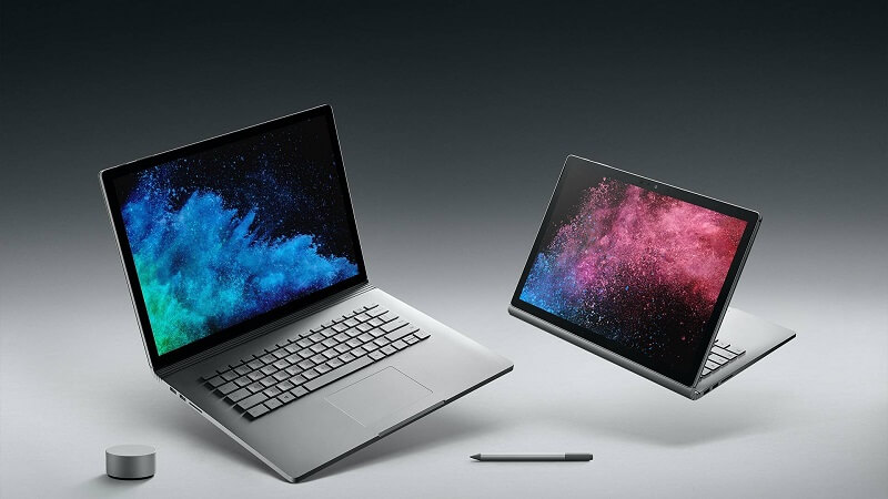 Laptop 2 trong 1 được trang bị màn hình cảm ứng