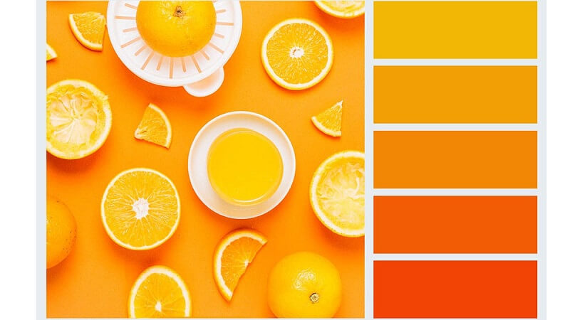 Màu cam thích hợp để sơn ngoại thất