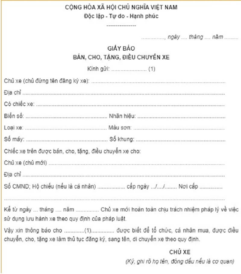 Phần thỏa thuận và xác nhận của cơ quan chính quyền