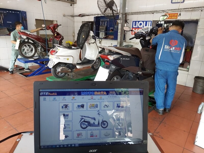 Phần mềm Motodata có thể sử dụng trên nhiều loại xe