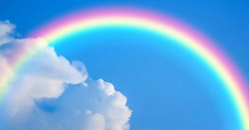 Mua xe khi có cầu vồng báo hiệu sự tốt đẹp
