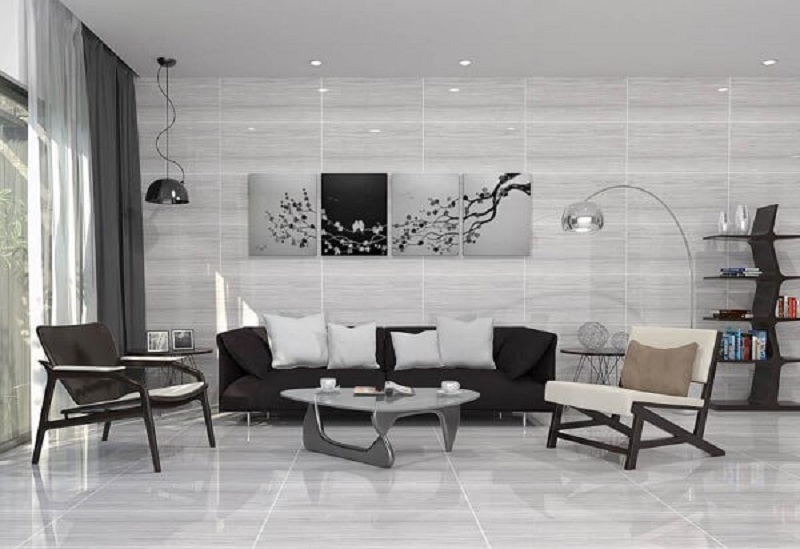 Lưu ý chọn gạch khi không muốn sơn tường