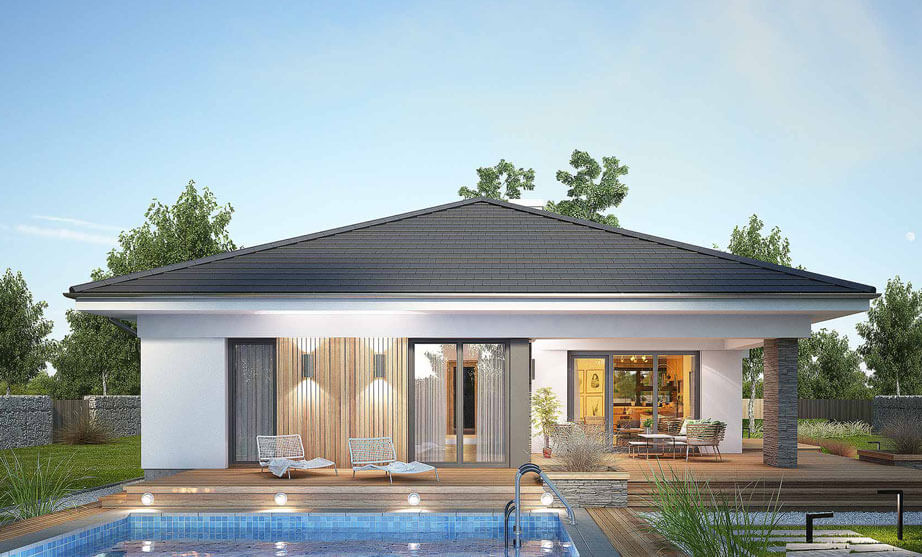 Nhà 1 tầng dễ vệ sinh hơn