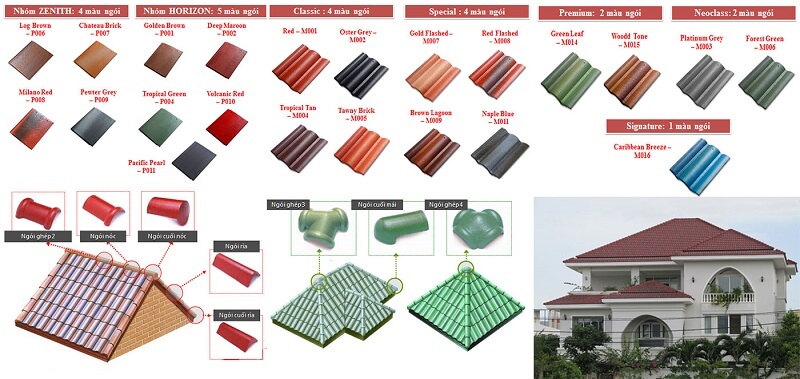 Nên lợp ngói màu gì hợp tổng thể ngôi nhà