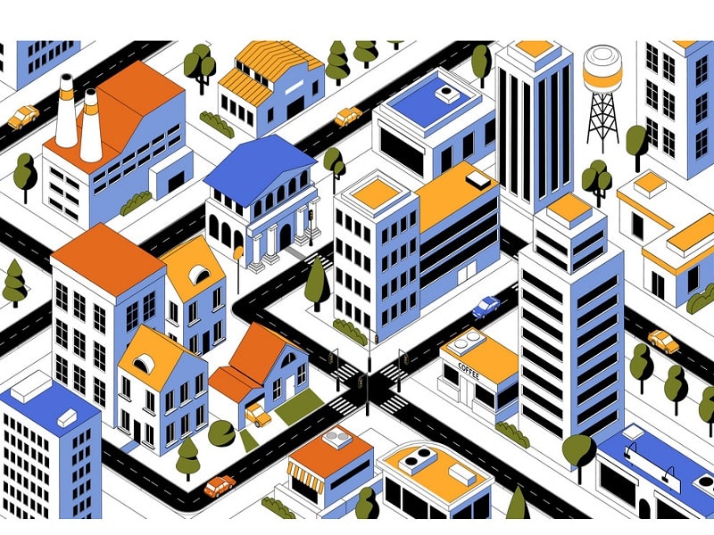 Những ngôi nhà thành thị không thể thiếu xi măng và bê tông