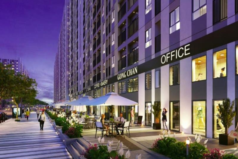 Căn hộ chân đế nhà chung cư Shophouse