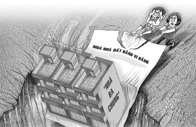 Nhà vi bằng không có hoạt động công chứng