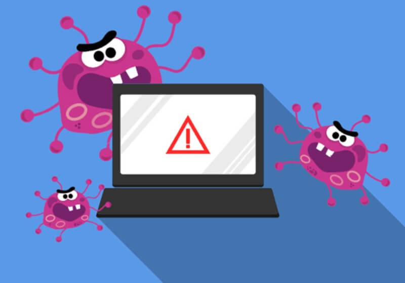 Do máy tính bị nhiễm virus