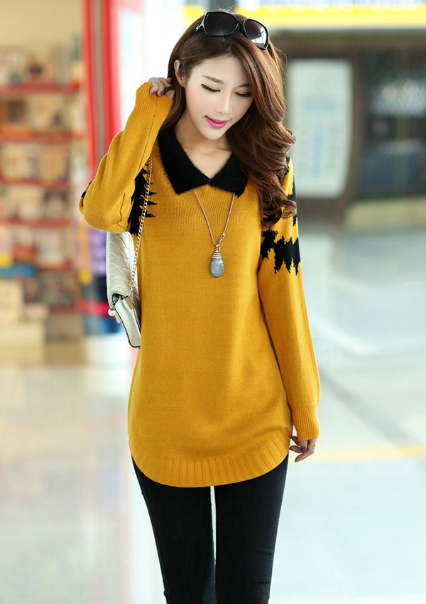 những mẫu áo len thời thượng