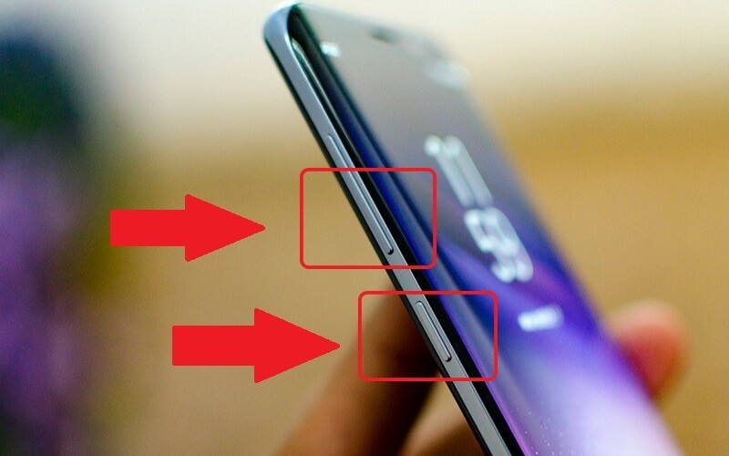 Kết hợp nút âm lượng và nút Bixby