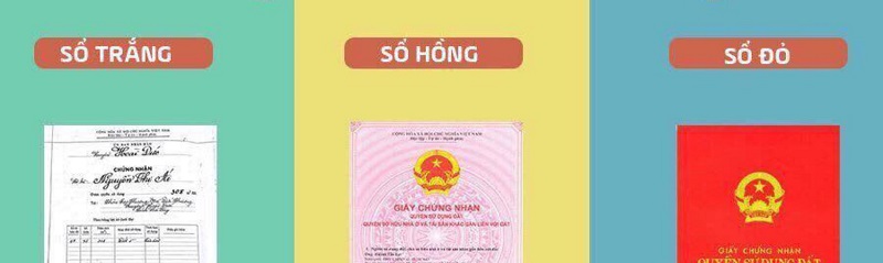 Phân biệt các loại sổ nhà đất