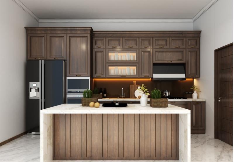 Chia phòng bếp cho nhà vuông ở hướng Đông hoặc Đông Nam