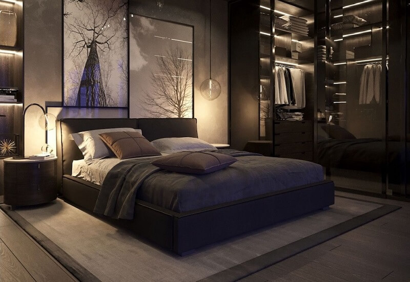 Phòng ngủ nên chọn những màu ấm cúng và dịu mắt