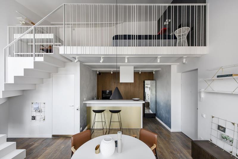 Những trường hợp thường bố trí giường ngủ trên bếp