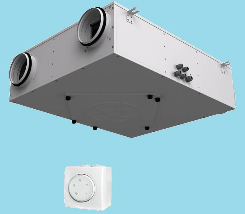 Sử dụng quạt cấp khí tươi hồi nhiệt