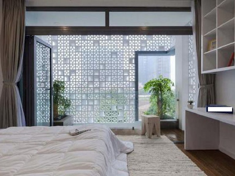 Sử dụng gạch bông gió