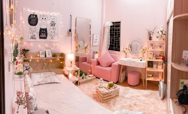 Trang trí phòng đẹp mắt với những vật dụng đơn giản